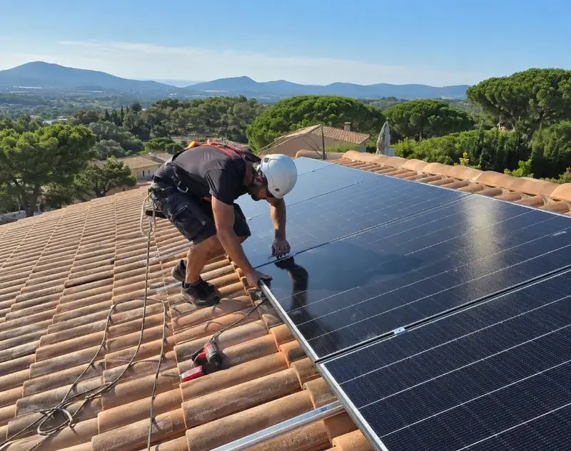 Installateur panneaux solaires Anthon — pose photovoltaïque sur toiture