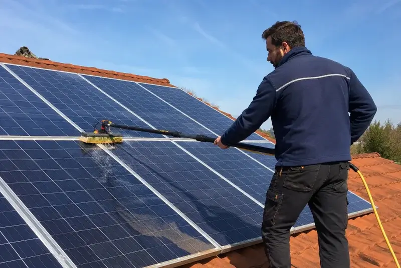 Nettoyage et entretien de panneaux solaires à Anthon